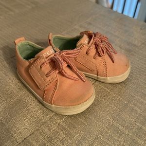 Sperry Crest Vibe Junior Crib Shoe Size 1 pink